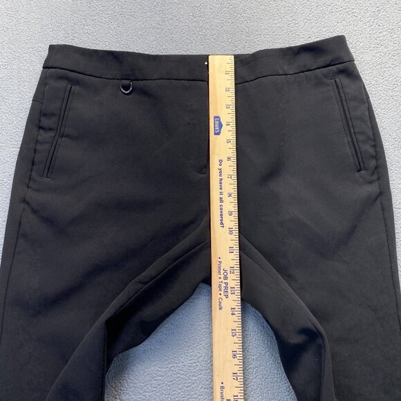 Adrianna Papell Women's Dress pants ‎ size 12 Black Stretch Lightweig Zipper - Picture 6 of 10